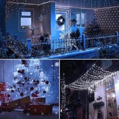 100-400 LED Solar Fairy Lights Xmas Garden Outdoor Party Decoration Christmas