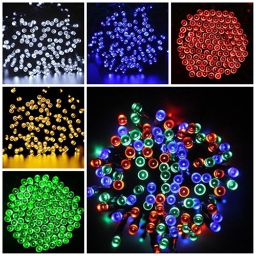Solar Powered 100 / 200 LEDs String Fairy Tree Light Outdoor Wedding Party Xmas
