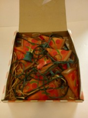 Pizza To Glow Blow Mold String Lights By Primal Lite, Original Box, Working