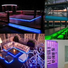 5M 10M 20M 12V 24V LED Fairy Light Strips /WIFI Bluetooh Controller/ Transformer