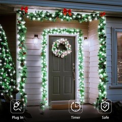 300~2000 LED Fairy String Lights Outdoor Garden Christmas Party Decor Wall Plug