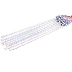 30cm 192 LED Meteor Shower Lights 8 Tubes Falling Rain Icicle Xmas Party Outdoor