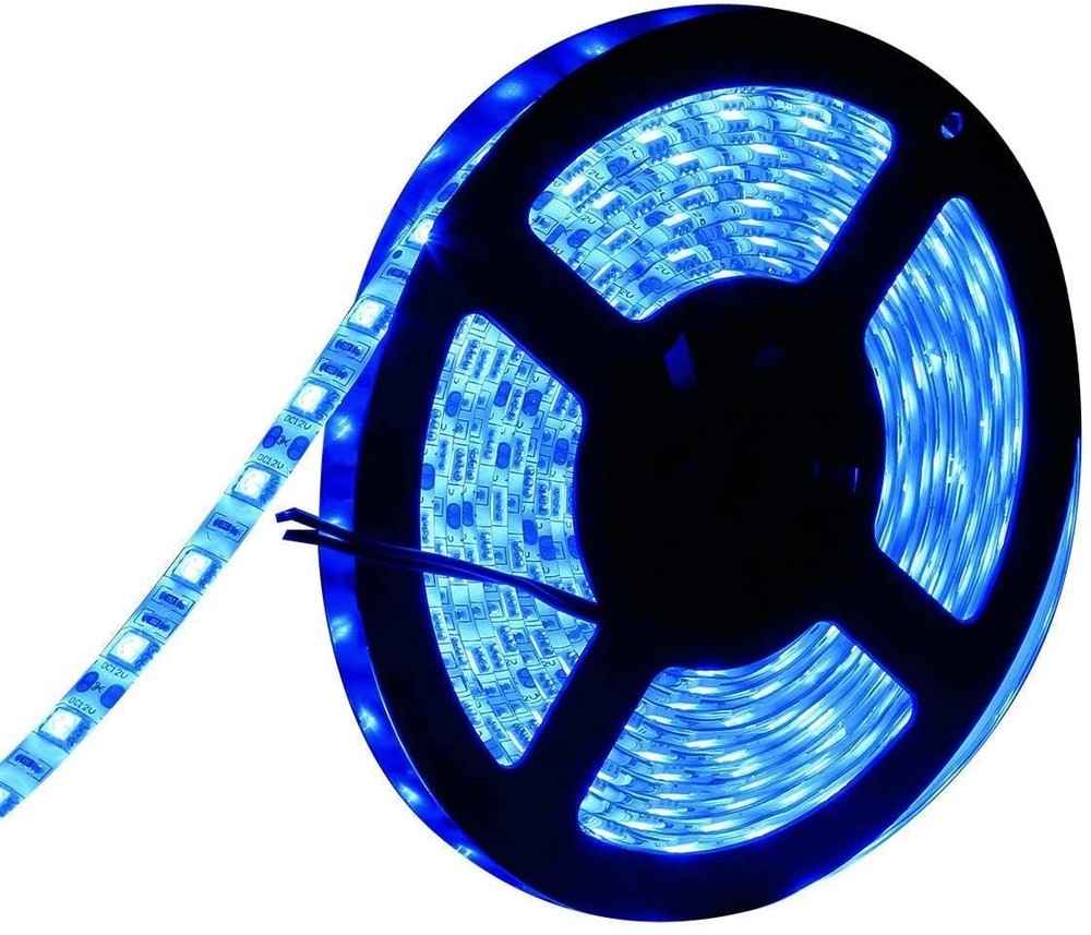 HAUTY Blue LED Strip Light, Non-Waterproof 16ft/5m non-waterproof,
