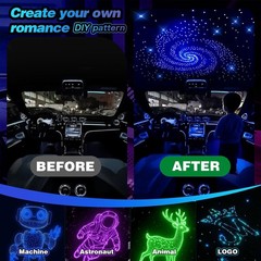 500pcs Fiber Optic Star Light RGBW for Car Roof