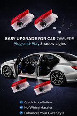 Mercedes-Benz Door Light Car LED 4Pcs Projector Ghost Shadow Lamp