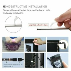 16.4′ 5050 RGB Waterproof LED Strip Light SMD Kit Bluetooth WiFi Phone Controll