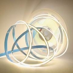 5M COB LED Strip 12V 24V 320LEDs/M High Density Flexible FOB Led Tape Lights DIY