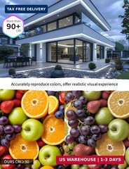 20FT COB LED Strip Lights, Waterproof Outdoor&Indoor Daylight White 6500K Flexib