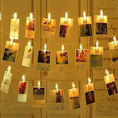 1.5m/3m 20 LED Photo Clip String Lights Fairy Garland for Photos & Decorations
