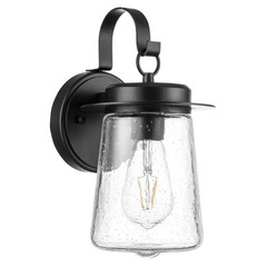 Prominence Home Ruttland Matte Black Industrial Wet Rated Outdoor Wall Sconce