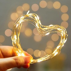 Battery Operated Copper Wire LED Fairy String Lights DIY Home Party Decorations