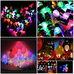 Led Balloon Lights 20 Pack Multicolor LED Mini Submersible Waterproof Blinking