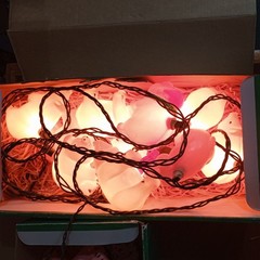 Vintage 1989 Primal Lite Pack-O-Piggies Pig 14’ String Lights 2 boxes of lights