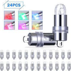 24x Battery Powered Mini LED Party Lights, Waterproof – Colorful | For Paper Lan