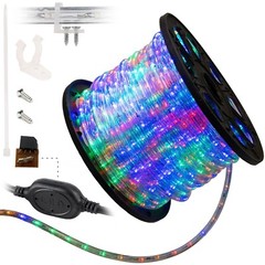 2x 150ft Multi-RGB LED Rope Connectable Flexible DIY Lighting Christmas Outdoor