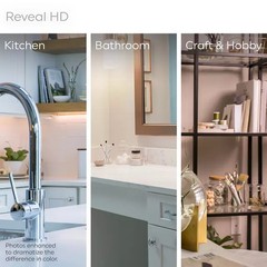 Brand New GE Lighting Reveal HD+ 60W Dimmable LED Light Bulbs, 2-Bulbs, Clear!