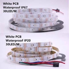 5050 RGB WS2813 LED Strip Dual Data Line 30/60LED/M IC Individual Addressable 5V