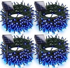 Solar Christmas Lights Outdoor 4 Pack 132FT 400LED String Lights Multicolor | Au