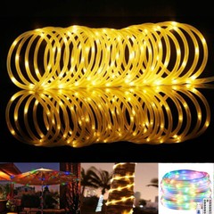 33ft 100LED Strip Rope Light Tube String Outdoor Garden Party Decoration Lights