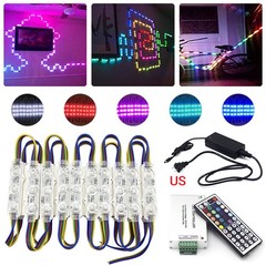 20-400pcs 5050 SMD 3 LED Module Light RGB Waterproof Storefront Window Sign Lamp