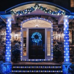 50/100/200/300 LED Solar Rope Lights for Camping Fence Patio Garden Decoration
