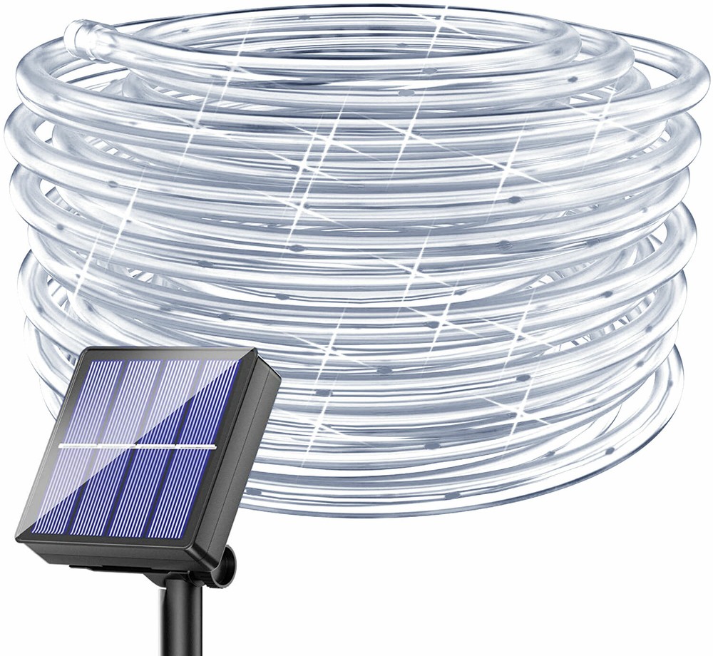 50/100/200/300 LED Solar Rope Lights for Camping Fence Patio Garden Decoration