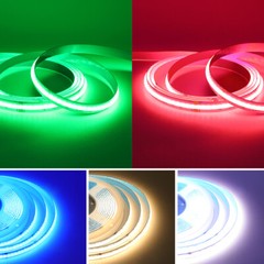 DC 24V COB LED Strip RGBW RGBWW 784LEDs/M Dotless Flexible Tape Light Home Lamp