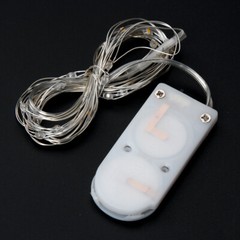 1-200PACK 6.6ft 20 LED Battery Operated Mini LED Copper Wire String Fairy Lights