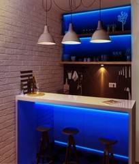 HAUTY Blue LED Strip Light, Non-Waterproof 16ft/5m non-waterproof,
