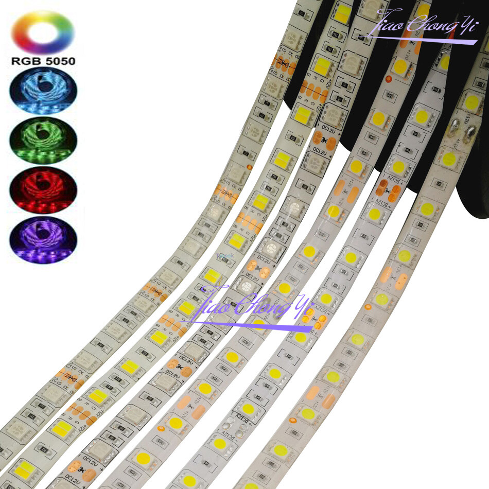 LED strip 5050 60LEDs Flexible Home Decoration Lighting LED Tape RGB RGBW CCT
