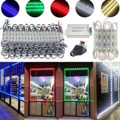 Super Bright IP65 Waterproof 5050 SMD 3 LED Module Light Sign Strip Lamp DC 12V