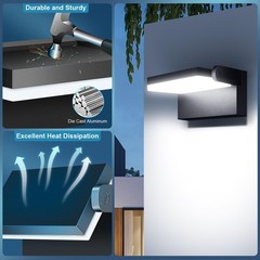 Dream Eeve 60W Led Outdoor Wall Lights 360 Rotatable Flood Lights Outdoor